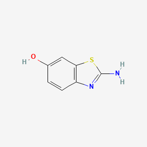 2-Aminobenzothiazol-6-ol chemical structure (CAS 26278-79-5)