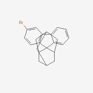 3'-Bromospiro[adamantane-2,9'-fluorene] chemical structure (CAS 2629304-33-0)