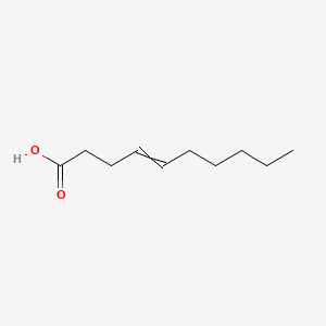 4-Decenoic Acid chemical structure (CAS 26303-90-2)