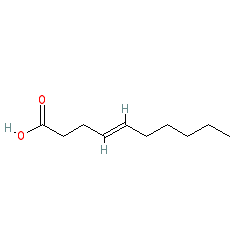 4-Decenoic Acid chemical structure (CAS 26303-90-2)