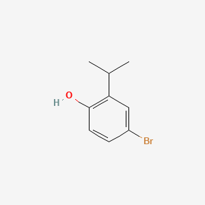 4-Bromo-2-isopropylphenol chemical structure (CAS 26307-50-6)