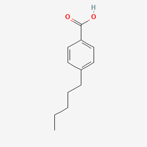 4-Pentylbenzoic acid chemical structure (CAS 26311-45-5)