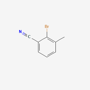 2-Bromo-3-methylbenzonitrile chemical structure (CAS 263159-64-4)