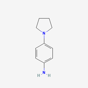 4-(Pyrrolidin-1-yl)aniline chemical structure (CAS 2632-65-7)