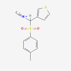 3-(Isocyano(tosyl)methyl)thiophene chemical structure (CAS 263389-44-2)