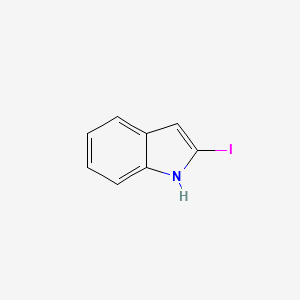 2-Iodo-1H-indole chemical structure (CAS 26340-49-8)