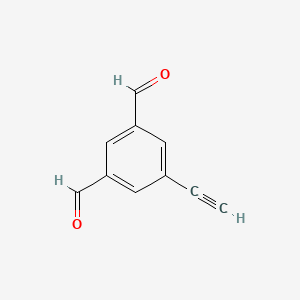 5-Ethynylisophthalaldehyde chemical structure (CAS 263746-70-9)