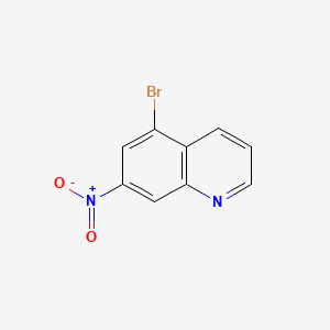 5-Bromo-7-nitroquinoline chemical structure (CAS 2638501-76-3)