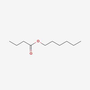 Hexyl butyrate chemical structure (CAS 2639-63-6)