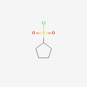 Cyclopentanesulfonylchloride chemical structure (CAS 26394-17-2)