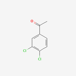 1-(3,4-dichlorophenyl)ethanone chemical structure (CAS 2642-63-9)