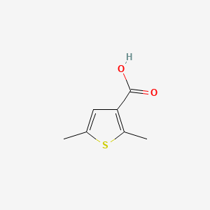 2,5-Dimethylthiophene-3-carboxylic acid chemical structure (CAS 26421-32-9)