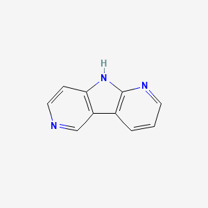 9H-Pyrrolo[2,3-b:4,5-c']dipyridine chemical structure (CAS 26422-85-5)