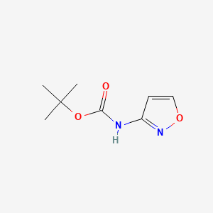 tert-Butyl isoxazol-3-ylcarbamate chemical structure (CAS 264600-97-7)