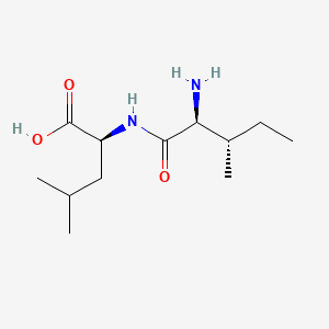 H-Ile-Leu-OH chemical structure (CAS 26462-22-6)