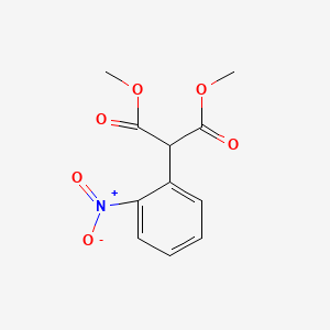 Dimethyl 2-(2-nitrophenyl)malonate chemical structure (CAS 26465-37-2)
