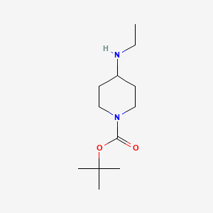 1-Boc-4-Ethylaminopiperidine chemical structure (CAS 264905-39-7)