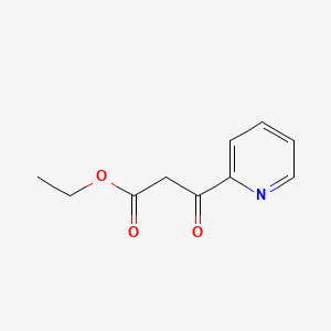 Ethyl 3-oxo-3-(pyridin-2-yl)propanoate chemical structure (CAS 26510-52-1)