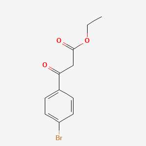 Ethyl 3-(4-bromophenyl)-3-oxopropanoate chemical structure (CAS 26510-95-2)