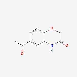 6-Acetyl-2H-benzo[b][1,4]oxazin-3(4H)-one chemical structure (CAS 26518-71-8)