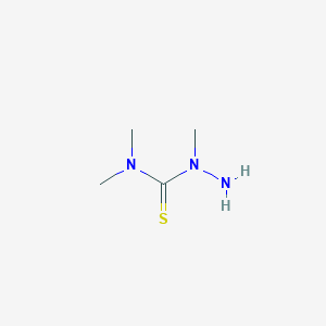 N,N,1-Trimethylhydrazine-1-carbothioamide chemical structure (CAS 2652-62-2)