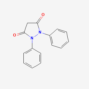 1,2-Diphenylpyrazolidine-3,5-dione chemical structure (CAS 2652-77-9)