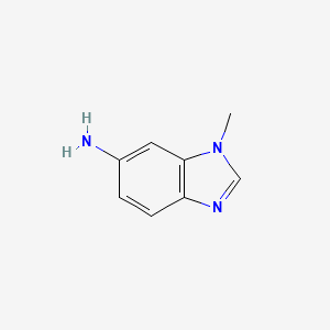 1-Methyl-1H-benzo[d]imidazol-6-amine chemical structure (CAS 26530-93-8)