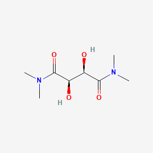 (2R,3R)-N,N,N',N'-Tetramethyl-L-tartaric acid diamide chemical structure (CAS 26549-65-5)
