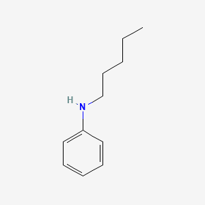 N-Pentylaniline chemical structure (CAS 2655-27-8)