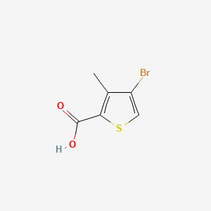 4-Bromo-3-methylthiophene-2-carboxylic acid chemical structure (CAS 265652-39-9)