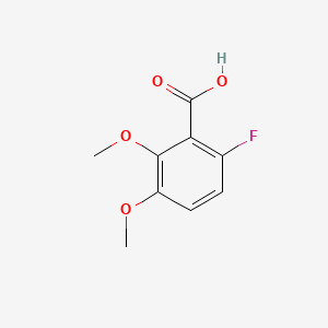 6-Fluoro-2,3-dimethoxybenzoic acid chemical structure (CAS 265670-72-2)