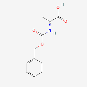 Z-D-Ala-OH chemical structure (CAS 26607-51-2)