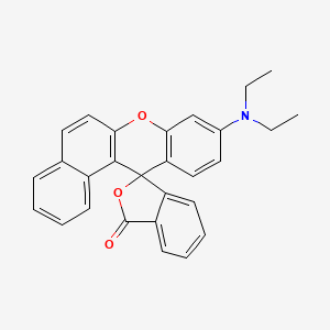 9-(Diethylamino)-3'H-spiro[benzo[a]xanthene-12,1'-isobenzofuran]-3'-one chemical structure (CAS 26628-47-7)