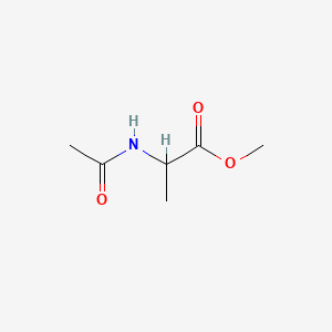 Methyl 2-acetamidopropanoate chemical structure (CAS 26629-33-4)