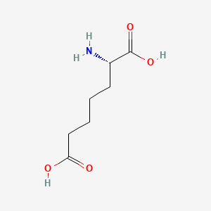 (S)-2-Aminoheptanedioic acid chemical structure (CAS 26630-55-7)