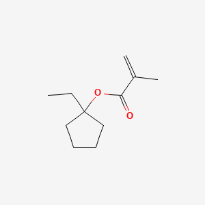 1-Ethylcyclopentyl methacrylate chemical structure (CAS 266308-58-1)