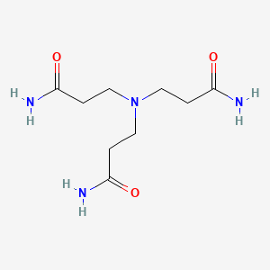 3,3',3''-Nitrilotripropanamide chemical structure (CAS 2664-61-1)