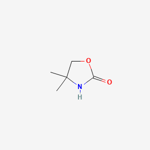 4,4-Dimethyloxazolidin-2-one chemical structure (CAS 26654-39-7)