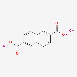 Potassium naphthalene-2,6-dicarboxylate chemical structure (CAS 2666-06-0)
