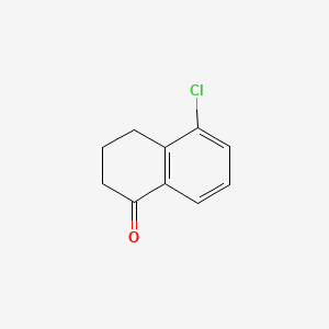 5-Chloro-3,4-dihydronaphthalen-1(2H)-one chemical structure (CAS 26673-30-3)