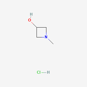 1-Methyl-3-azetidinol Hydrochloride chemical structure (CAS 26687-49-0)