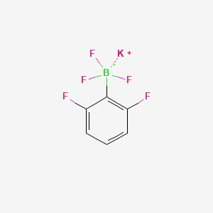 Potassium (2,6-difluorophenyl)trifluoroborate chemical structure (CAS 267006-25-7)
