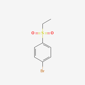 1-Bromo-4-(ethylsulfonyl)benzene chemical structure (CAS 26732-20-7)