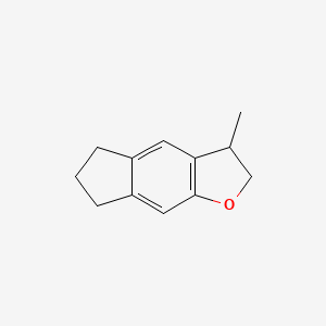 3-Methyl-3,5,6,7-tetrahydro-2H-indeno[5,6-b]furan chemical structure (CAS 2676863-81-1)