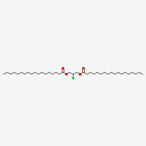 2-Chloropropane-1,3-diyl distearate chemical structure (CAS 26787-56-4)