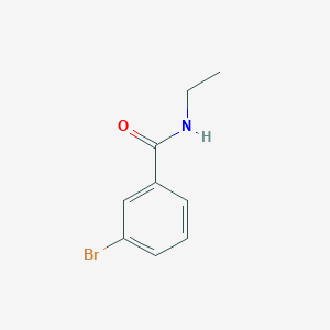 3-Bromo-N-ethylbenzamide chemical structure (CAS 26819-10-3)