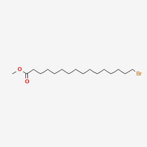Methyl16-bromohexadecanoate chemical structure (CAS 26825-89-8)
