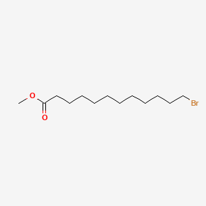 Methyl 12-bromododecanoate chemical structure (CAS 26825-95-6)