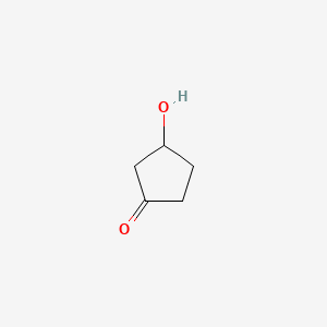 3-Hydroxycyclopentanone chemical structure (CAS 26831-63-0)