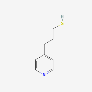 4-Pyridinepropanethiol chemical structure (CAS 26847-63-2)